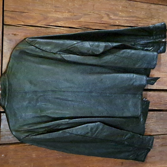 J Jill black leather jacket - Picture 8 of 11